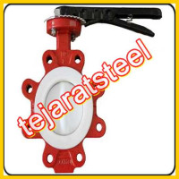 شیر پروانه ای تفلونی ، باترفلای ولو PTFE